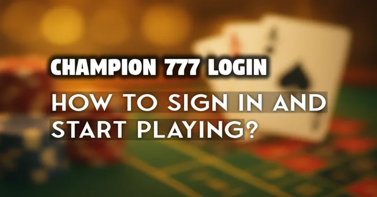 champion 777 login